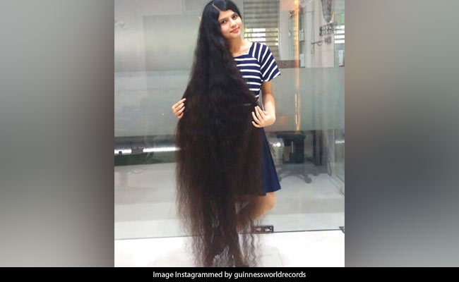 Meet The Gujarat Teen Who Set A World Record With Hair Over 6-Feet Long