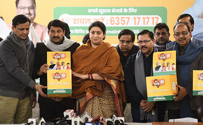 BJP Launches Campaign To Seek Suggestions For Delhi Polls Manifesto