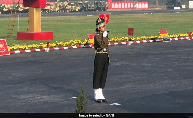 Indian Army Day: Captain Tania Shergill Leads All-Men Contingent In Army Day Parade