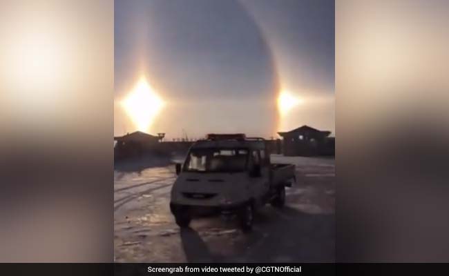 2019 के आखिरी दिन, इस देश में एक साथ दिखे 3 सूरज, देखें Video