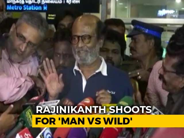 'Some Scratches... I'm Alright': Rajinikanth On 'Man vs Wild' Shoot
