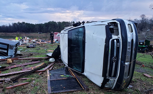 Severe Storm Sweeps Southern US, 11 Dead