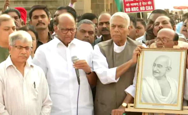 Yashwant Sinha Begins 3,000-km Anti-CAA Yatra, Sharad Pawar Launches It