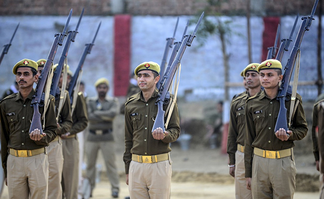 Uttar Pradesh Police Decommission Historic British-Era Rifles On Republic Day