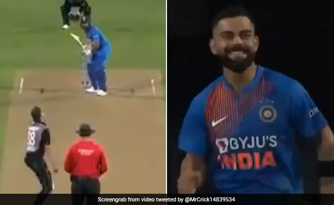 IND vs NZ: Ro-hitMan का छक्का देख उछल पड़े विराट कोहली, Video में देखें आखिरी गेंद का रोमांच