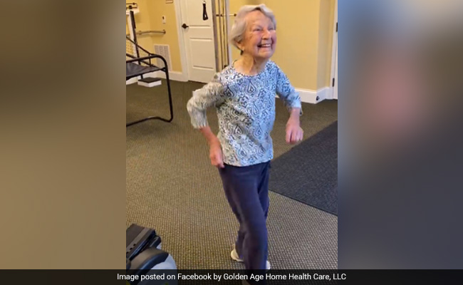Watch: 91-Year-Old Woman Celebrates End Of Therapy With A Happy Dance