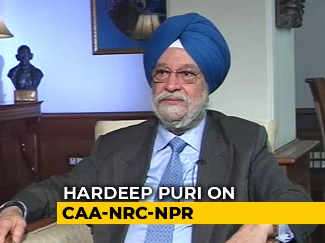 "You Believe The PM Because He's The Boss": Minister Hardeep Puri On NRC