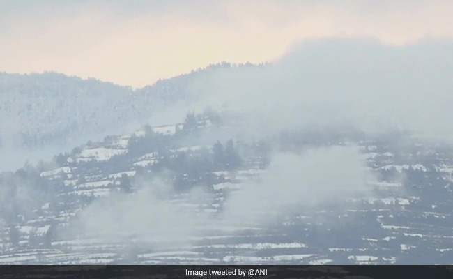 Flight Operations Disrupted After Snowfall In Kashmir