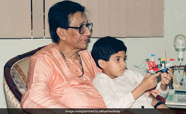 Aaditya Thackeray's Throwback Pic On Bal Thackeray's Birth Anniversary