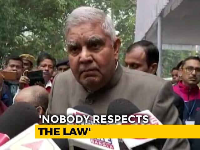 "Shame": Bengal Governor On Cops Reading Newspapers At Martyrs' Day Event