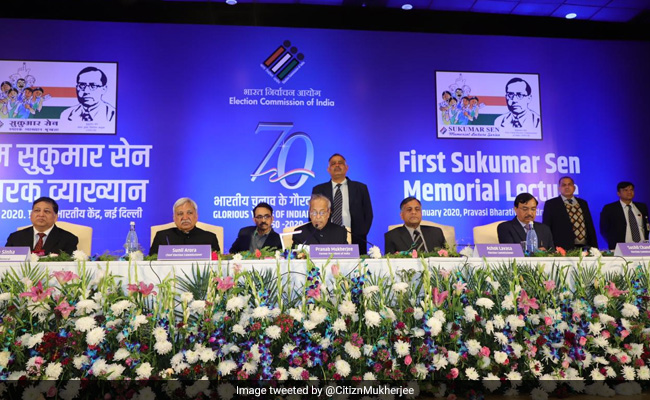 Election Body Organises Memorial Lecture To Honour Its First Chief Sukumar Sen
