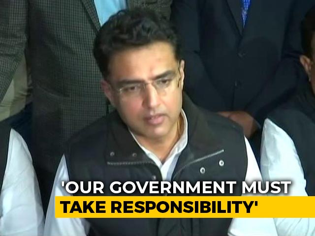 "Be Compassionate": Sachin Pilot's Advice To Congress Amid Kota Deaths