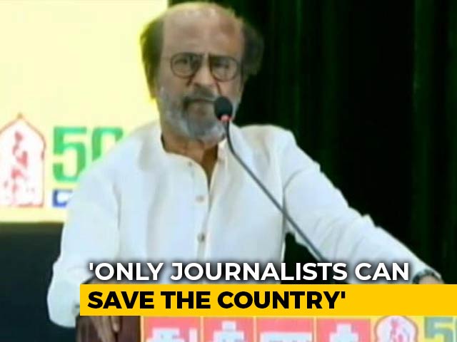 Superstar Rajinikanth Bats For Unbiased Journalism