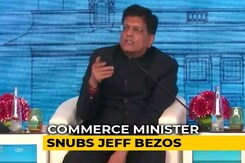 Piyush Goyal's Tough Message To Amazon Founder Jeff Bezos Piyush Goyal's Tough Message To Amazon Founder Jeff Bezos