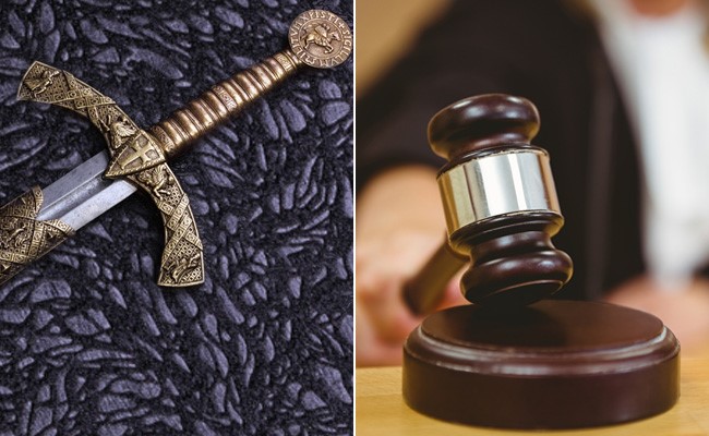 तलाक पर चल रही थी सुनवाई, पति ने पत्नी से लड़ाई करने के लिए जज से मांगी तलवार