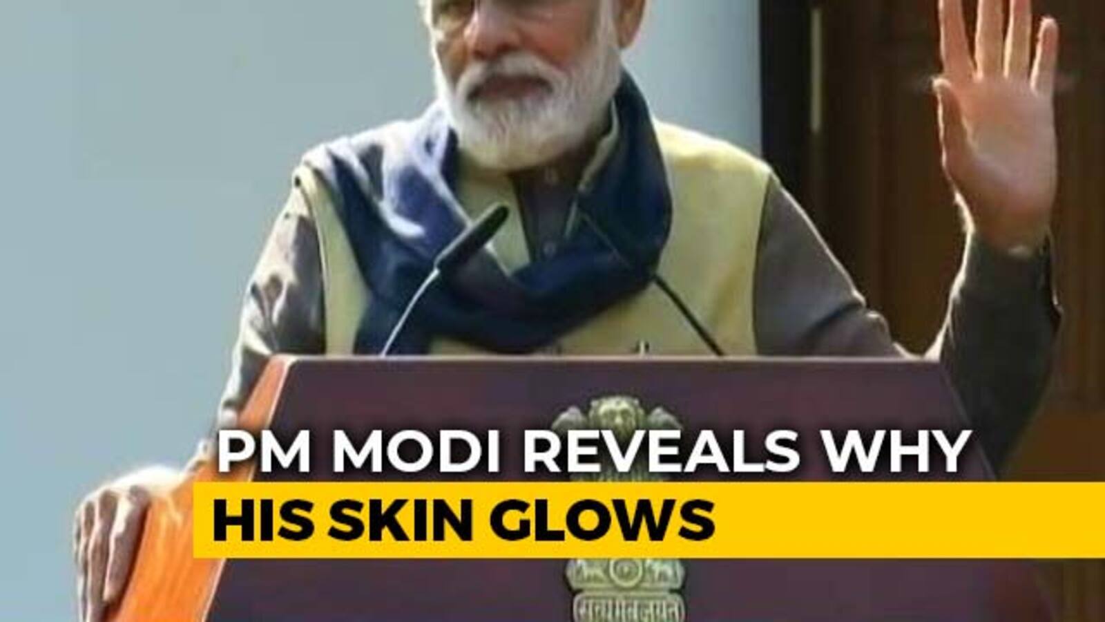 PM Modi Reveals Why His Skin Glows