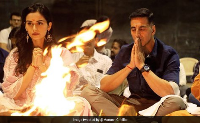 First Glimpse Of Manushi Chillar As Princess Sanyogita From Akshay Kumar's <I>Prithviraj</i>