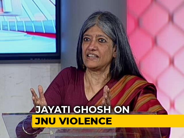 "I Saw Some Faculty Members With Armed People": JNU Professor Jayati Ghosh