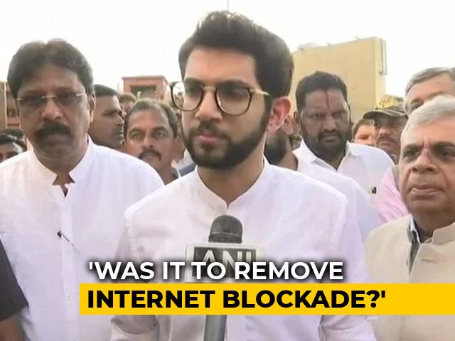 "Need To See Intent": Aaditya Thackeray On "Free Kashmir" Poster Row