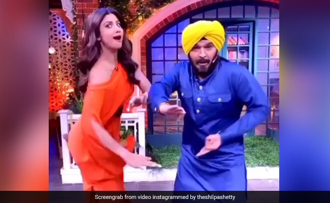 कपिल शर्मा बने नवजोत सिंह सिद्धू तो शिल्पा शेट्टी ने साथ में यूं झूमकर किया डांस- देखें Video
