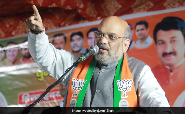 "Take A Dip In Yamuna...": Amit Shah's Dare To Arvind Kejriwal