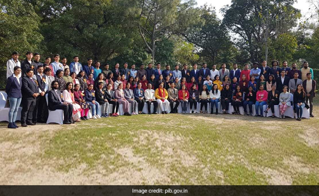 HRD Minister Felicitates 87 Meritorious Students