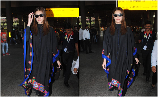 In A Chic Kaftan, Kriti Sanon Shows Us How To Get Winter Looks Right