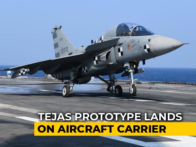 Naval Tejas Prototype Is First Home-Made Jet To Land On Aircraft Carrier