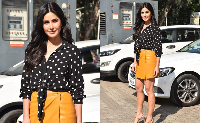 Polka Dots With Leather? Katrina Kaif Shows Us How To Set A Trend