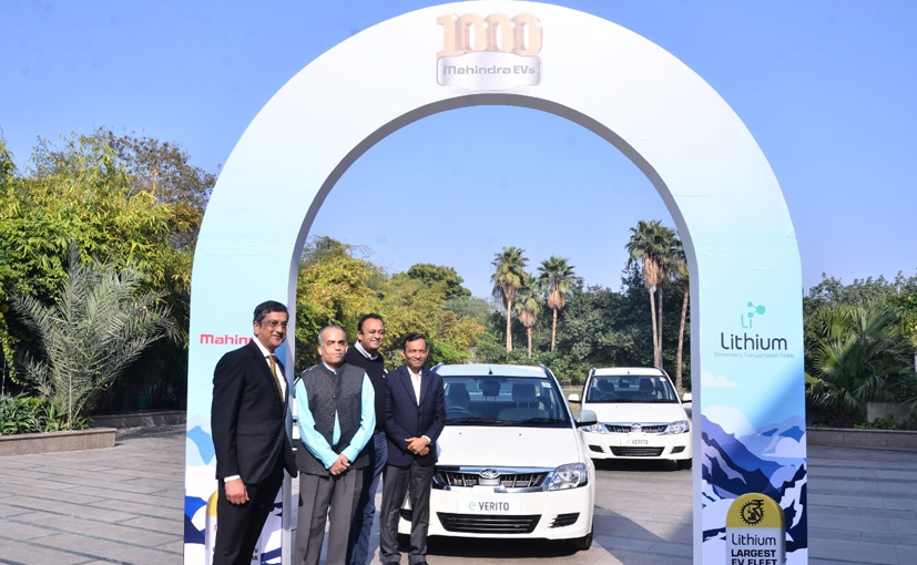 Mahindra Supplies 1000 Electric Vehicles To Lithium Urban Technologies Fleet