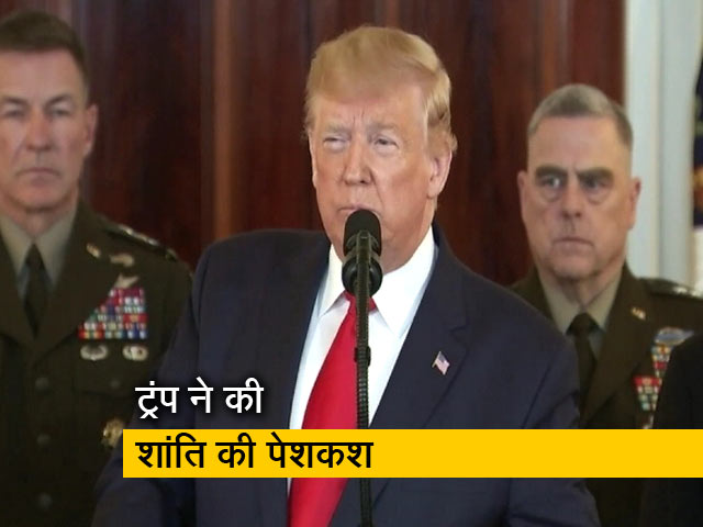 डोनाल्ड ट्रंप बोले- ईरान के हमले में नहीं हुआ किसी अमेरिकी को नुकसान