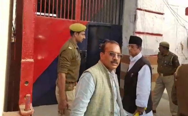 Samajwadi Party's Azam Khan Questioned In Money Laundering Case In UP Jail
