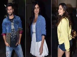 <I>Bhoot: Part One</I> Screening - Katrina Kaif With Sister Isabelle And The Kapoors Cheer For Vicky Kaushal <I>Bhoot: Part One</I> Screening - Katrina Kaif With Sister Isabelle And The Kapoors Cheer For Vicky Kaushal