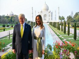 Hand-In-Hand, Trumps Tour Taj Mahal, Say "It Inspires Awe" Hand-In-Hand, Trumps Tour Taj Mahal, Say "It Inspires Awe"