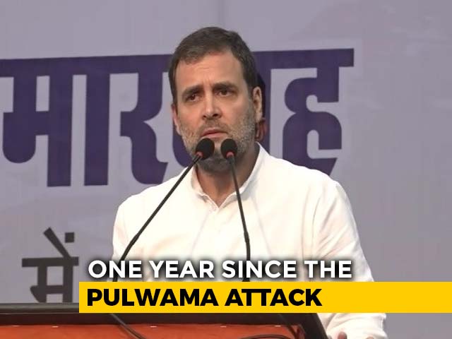 "Who Benefited Most?": Rahul Gandhi's 3 Questions On Pulwama Anniversary