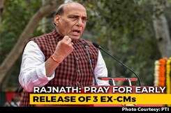 I Pray For Early Release Of Abdullahs, Mehbooba Mufti: Rajnath Singh I Pray For Early Release Of Abdullahs, Mehbooba Mufti: Rajnath Singh