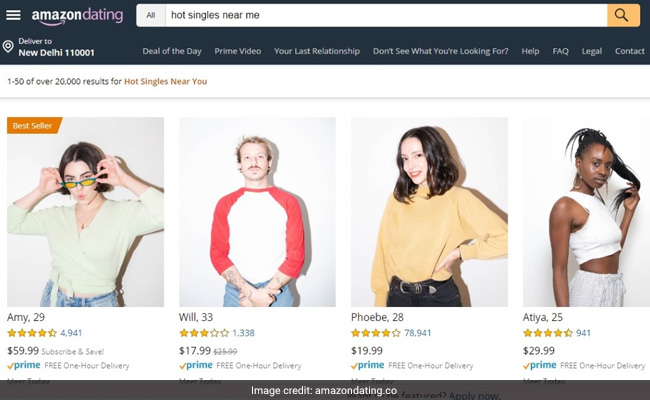No! This Spoof ''Amazon Dating'' Website Doesn't Deliver Soulmates