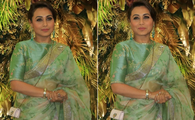 Rani Mukerji's Floral <i>Saree</i> Is What You Need For A Spring Wedding