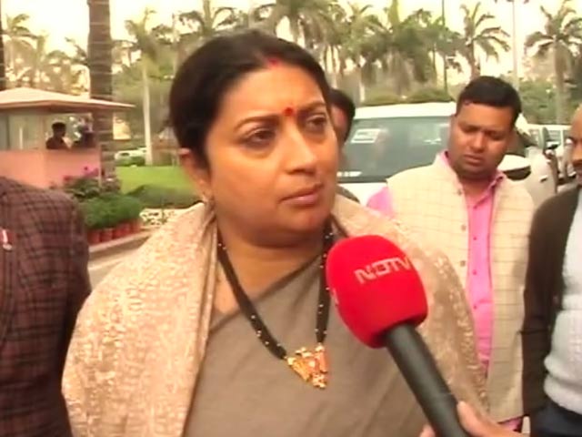 "Did He Even Understand": Smriti Irani's Jibe At Rahul Gandhi Over Budget
