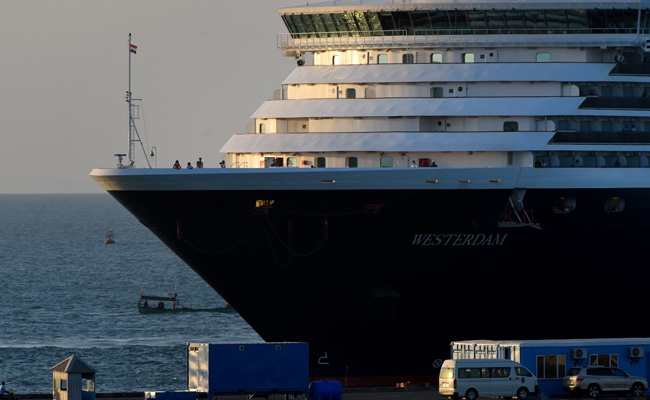 US Cruise Ship Blocked Over Coronavirus Fears Docks In Cambodia