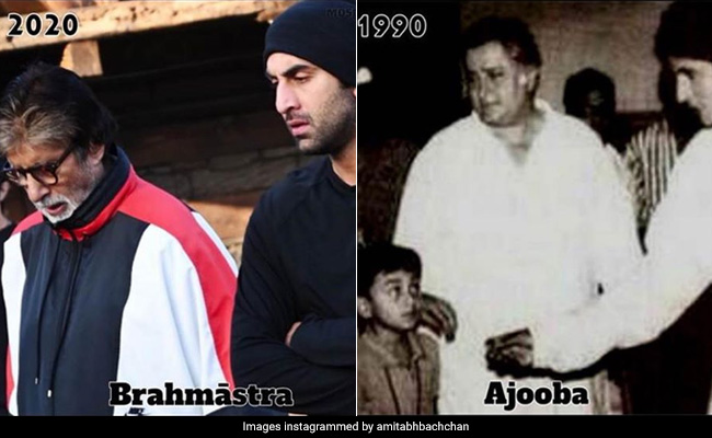Ranbir Kapoor, Then And Now. Amitabh Bachchan Posts Pics 30 Years Apart. Bonus - Shashi Kapoor