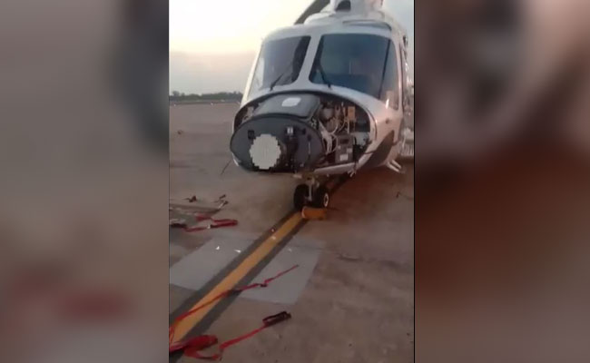 Man Sits In Front Of Plane About To Take Off In Bhopal, Damages Chopper
