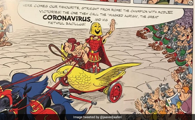 Masked Villain In French Comic Asterix Was Named "Coronavirus" In 2017