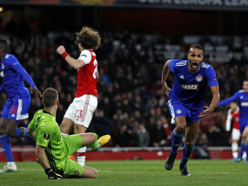 Europa League: Arsenal Knocked Out In Dying Seconds By Olympiacos