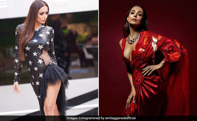 साड़ी से लेकर बॉडी फिट ड्रेस तक, Photos में देखें मलाइका अरोड़ा के 6 Best Stylish Looks