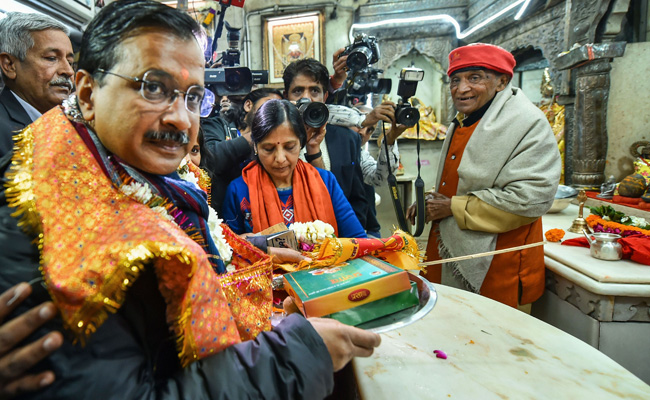 After Arvind Kejriwal's Hanuman Temple Visit, BJP Flags Act Of "Impurity"