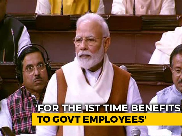 "For The First Time...": PM Cites J&K To Slam Congress In Rajya Sabha
