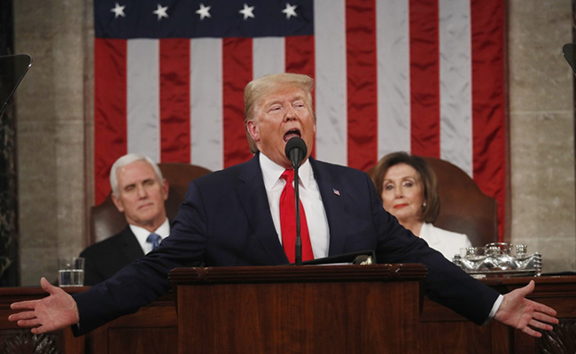 The "Great American Comeback": Donald Trump During State Of Union Address