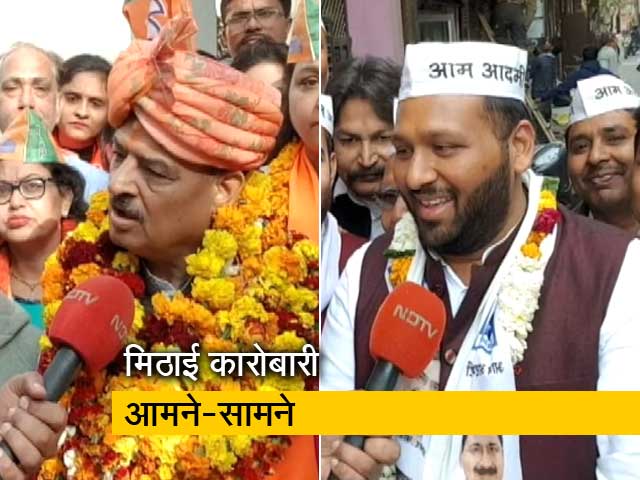 दिल्ली चुनाव: विश्वास नगर में मिष्ठान बनाम स्वीट्स की लड़ाई