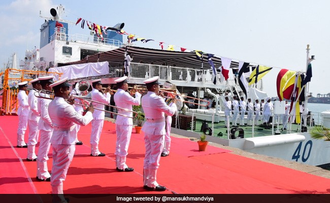 Union Minister Commissions Coast Guard's Offshore Patrol Vessel "Varad"